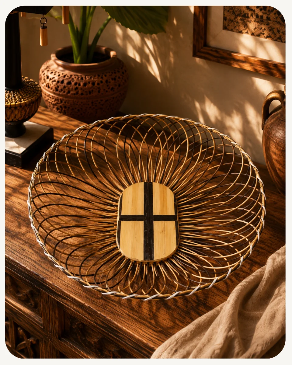 Halo Bamboo Fruit Basket thumbnail 2